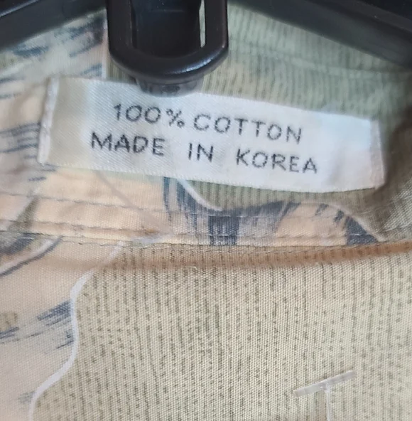 Pierre Cardin Beige and Blue Floral Men's Shirt - Picture 5 of 6